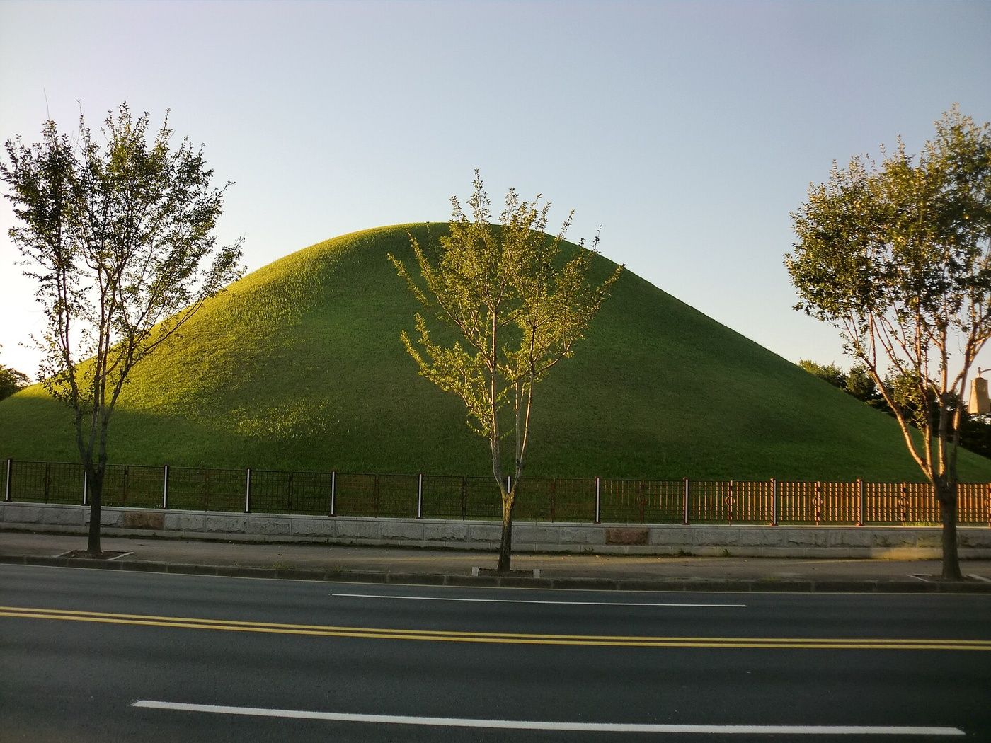 The grass burial mounds of Daereungwon in Gyeongju